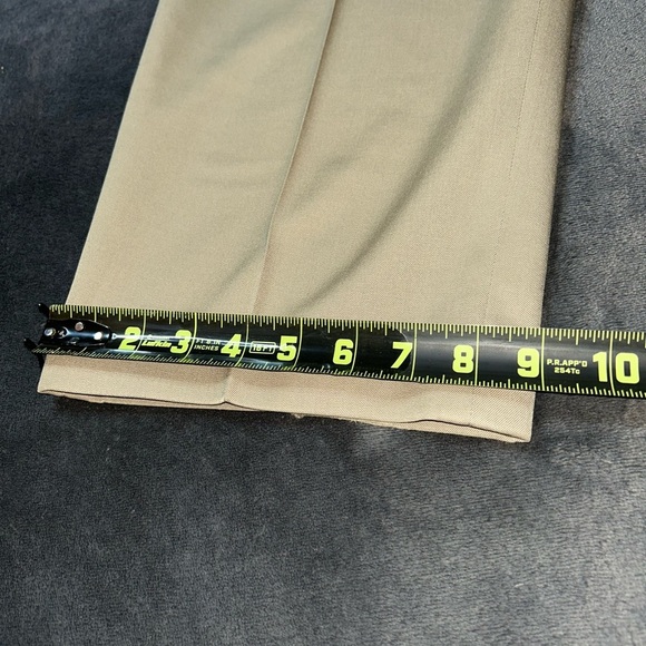 Nordstrom JB Britches Size 36W Khaki Pleated Front Business Wedding Dress Pants - Picture 5 of 11